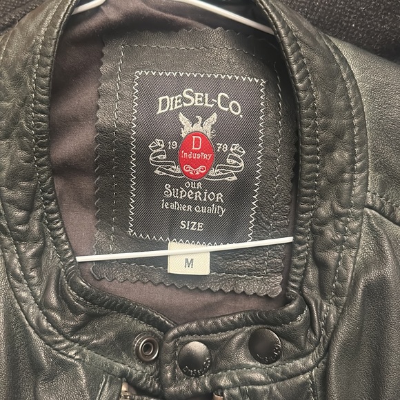 Vintage Diesel leather jacket - Picture 2 of 4